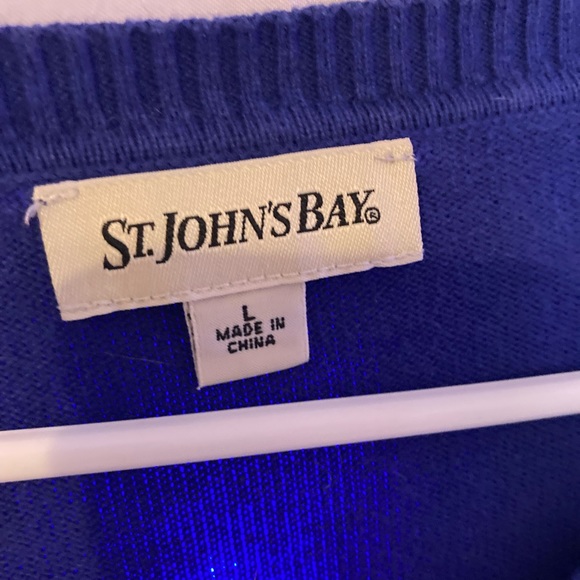 Blue knitted sweater - Picture 3 of 3